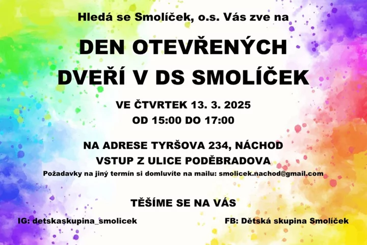 Pozvánka na Den otevřených dveří